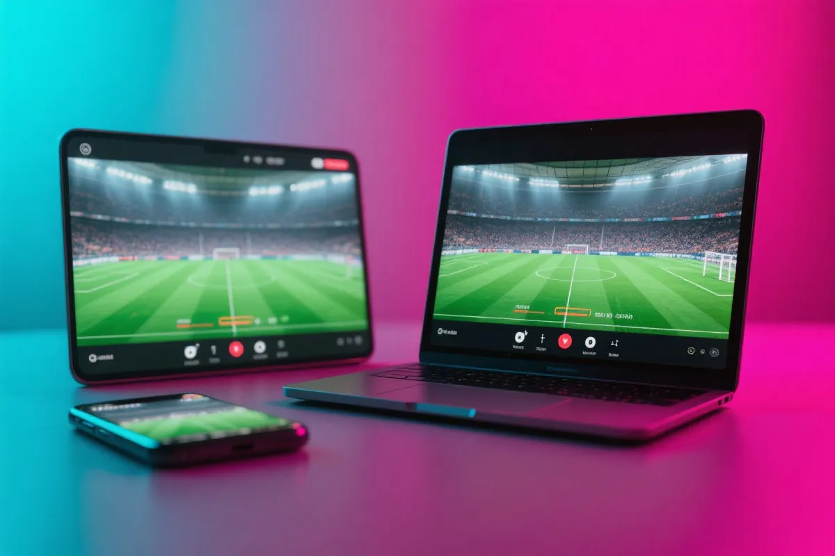 世界杯在线直播与多设备观看示意图